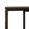 vidaXL Outdoor-Rgale 2 Stk. Braun Poly Rattan