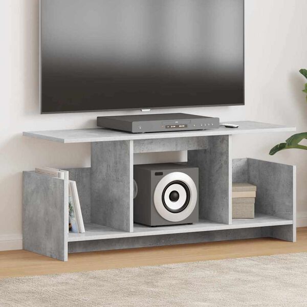vidaXL TV-St&auml;nder Beton Grau 102 x 35 x 45 cm Holzwerkstoff