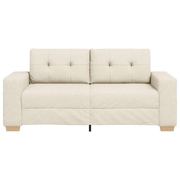 vidaXL Loveseat-Sofa Leinen 180x77x82 cm