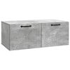 vidaXL Wandmontierter TV-Schrank Betongrau 78,5 x 41 x 30 cm