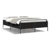 vidaXL Bettgestell Schwarz 120x200 cm Holzwerkstoff und Metall