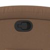 vidaXL Relaxsessel mit Aufstehhilfe Braun Stoff