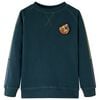 Kinder-Sweatshirt Moosgr&uuml;n 140