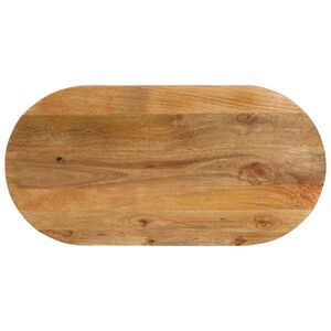 vidaXL Tischplatte 110x40x2,5 cm Oval Massivholz Mango