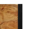 vidaXL Kopfteil 100 cm Massivholz Akazie und Eisen