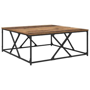 vidaXL Couchtisch Altholz 100 x 100 x 40 cm Holzwerkstoff