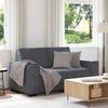vidaXL 2-Sitzer-Sofa Dunkelgrau 120 cm Samt