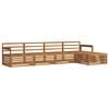 vidaXL Outdoor-Sofagarnitur 5 stk. Natur