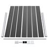 vidaXL Zaunelement Set WPC 526x146 cm Schwarz