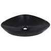 vidaXL Waschbecken 58,5 x 39 x 14 cm Keramik Schwarz