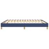 vidaXL Boxspringbettgestell Blau 160x200 cm Stoff