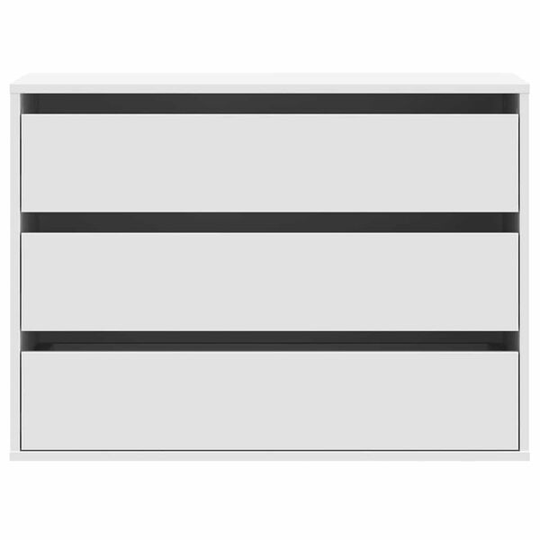 vidaXL Kommode Wei&szlig; 80x41x58 cm Holzwerkstoff