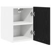 vidaXL H&auml;ngeschrank 2 pcs Schwarze Eiche und Wei&szlig; 30 x 31 x 40 cm