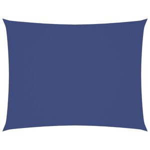 vidaXL Sonnensegel Oxford-Gewebe Rechteckig 3x4 m Blau