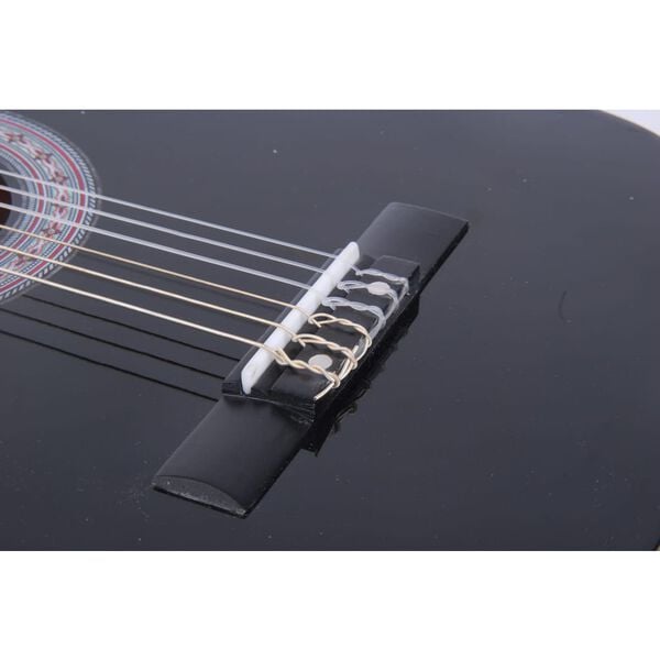 Klassische Gitarre cutaway 3/4 schwarz