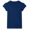 Kinder-T-Shirt Marineblau 92