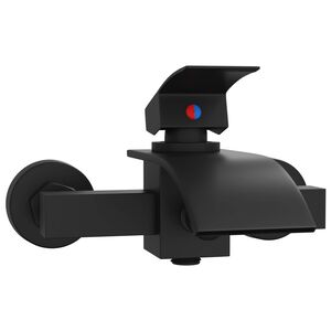 vidaXL Duschmischer Schwarz G 1 / 2 Zoll