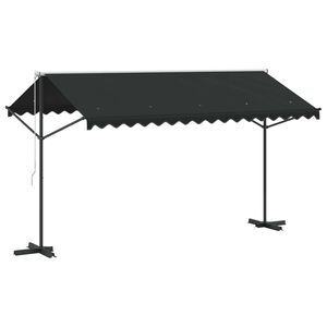 vidaXL Freistehende Markise 400x300 cm Anthrazit