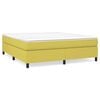 vidaXL Boxspringbettgestell Gr&uuml;n 180x200 cm Stoff