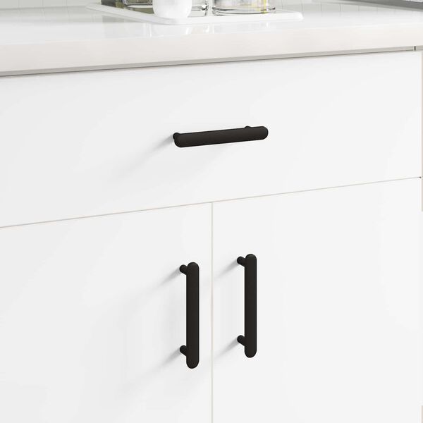 vidaXL Schrankgriff 474 pcs Schwarz 121 x 16.6 x 28.3 mm Eisen