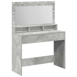 vidaXL Schminktisch Beton Grau 100 x 41 x 135 cm Holzwerkstoff