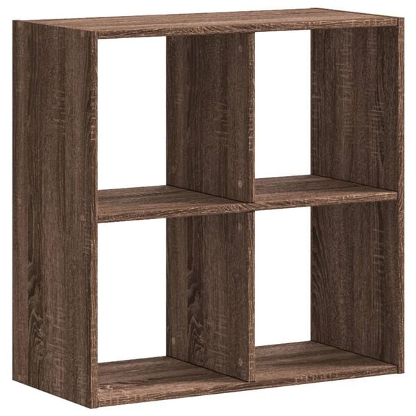 vidaXL Bücherregal Braun Eichen-Optik 68,5x32x68,5 cm Holzwerkstoff