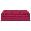 vidaXL Sofa Weinrot 228 x 78 x 80 cm Samt