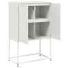 vidaXL Highboard Wei&szlig; 68,5x38,5x107 cm Stahl