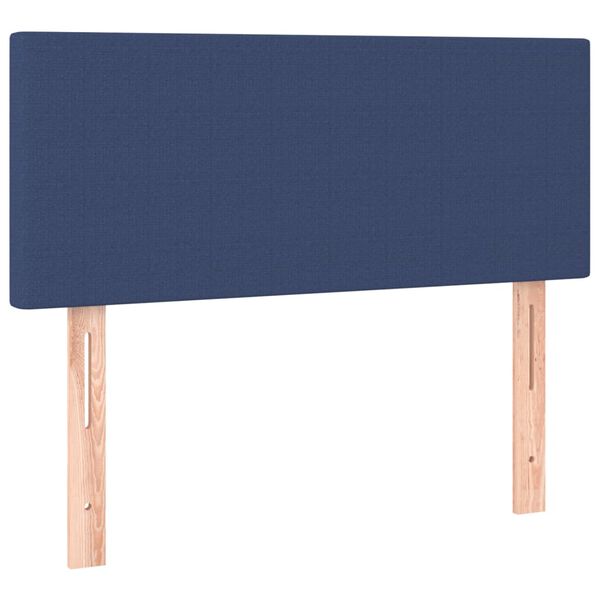 vidaXL Kopfteil Blau 80x5x78/88 cm Stoff