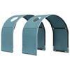 vidaXL Bettunnel 2 pcs Himmelblau 211 x 52,5 x 2 cm Polyester
