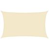 vidaXL Sonnensegel 160 g/m&sup2; Creme 5x8 m HDPE