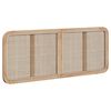 vidaXL Kopfteil mit Kopfteil Natur 140 x 55 x 3 cm Rattan