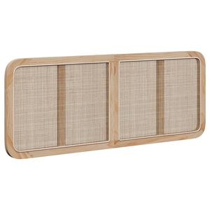 vidaXL Kopfteil mit Kopfteil Natur 140 x 55 x 3 cm Rattan