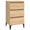 vidaXL Nachttisch Sonoma-Eiche 40x35x70 cm Holzwerkstoff