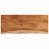 vidaXL Tischplatte 100x40x2,5cm Rechteckig Massivholz Akazie Baumkante
