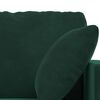 vidaXL Sofa Set 2 pcs Dunkelgr&uuml;n 228 x 78 x 80 cm Samt