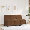 vidaXL | Sofa Stuhl | mit Kissen Braun 55 x 74 x 82 cm Faux Wildleder