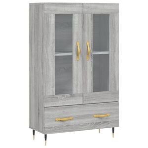 vidaXL Highboard Grau Sonoma 69,5x31x115 cm Holzwerkstoff