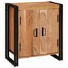 vidaXL Nachttisch Braun 66 x 35 x 76 cm Massivholz Akazie