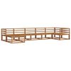 vidaXL Outdoor-Sofagarnitur 7 pcs Natur Massivholz Akazie
