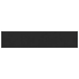 vidaXL Fensterbank Schwarz mit Holzmaserung 160 x 30 x 4,5 cm PVC