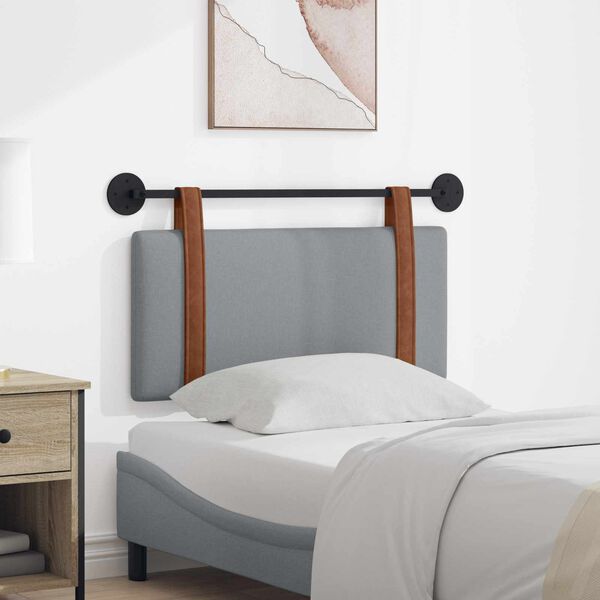 vidaXL H&auml;ngevorderseite Uni Hellgrau 90 x 55 x 5 cm Antikes PU