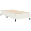 vidaXL Boxspringbett Creme 90 x 200 cm Cordstoff