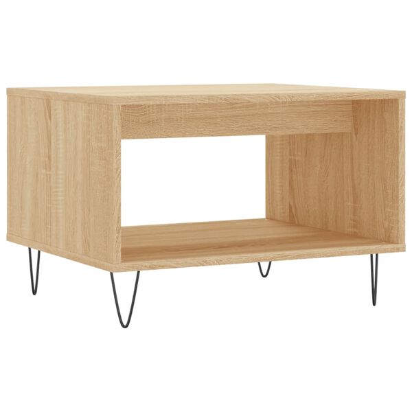 vidaXL Couchtisch Sonoma-Eiche 60x50x40 cm Holzwerkstoff