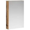 vidaXL Badezimmerspiegelschrank Altholz 40 x 10,5 x 60,5 cm