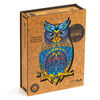 UNIDRAGON 186-tlg. Holzpuzzle Charming Owl Medium 21x35 cm