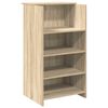 vidaXL Empfangstheke Sonoma-Eiche 155x50x103,5 cm Holzwerkstoff