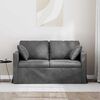 vidaXL Sofa Dunkelgrau Gesamtabmessungen: 138 x 78 x 80 cm (B x T x H)
