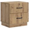 vidaXL Nachttisch Artisan-Eiche 43 x 34,5 x 44,5 cm Holzwerkstoff