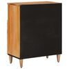 vidaXL Sideboard mit Speicher Natur 60 x 33,5 x 75 cm Massivholz Mango